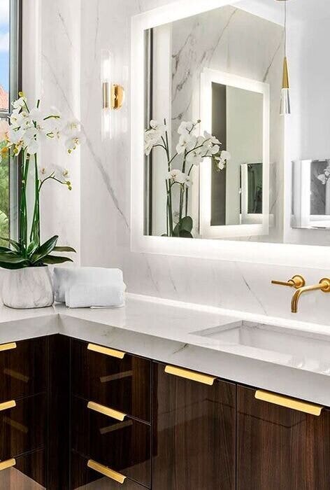 Bathroom contractor's take on a serene spa-inspired design